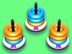 Color Hoop Stacking Puzzle