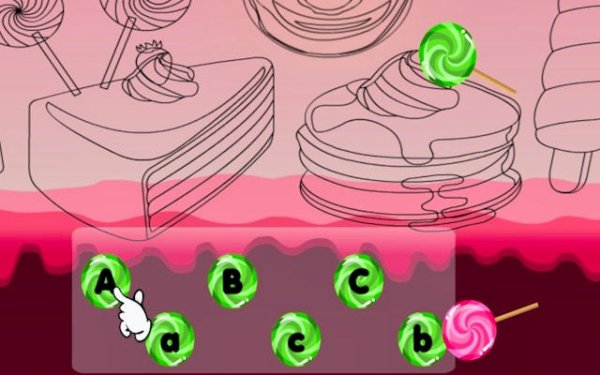 Candy ABC Pairs Puzzle