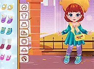 Cozy Fall Toddler Styling Game