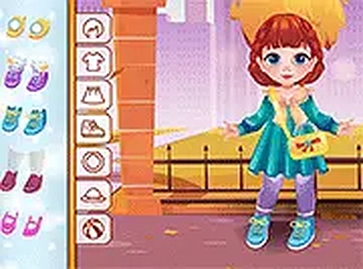 Cozy Fall Toddler Styling Game