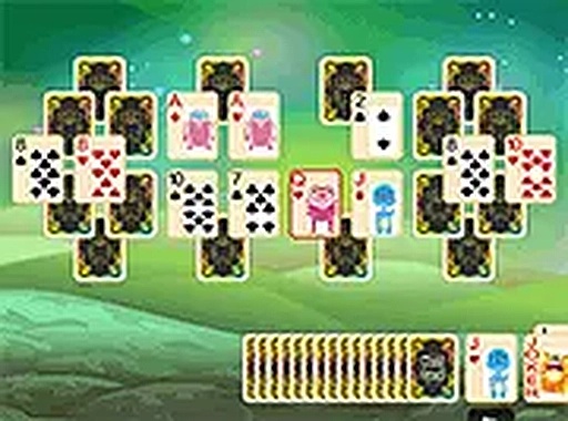 Cosmic Card Pyramid Match