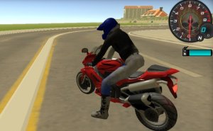 Open World Motorbike Cruise